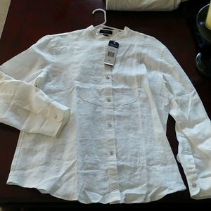 Women's Chaps Linen Shirt XL